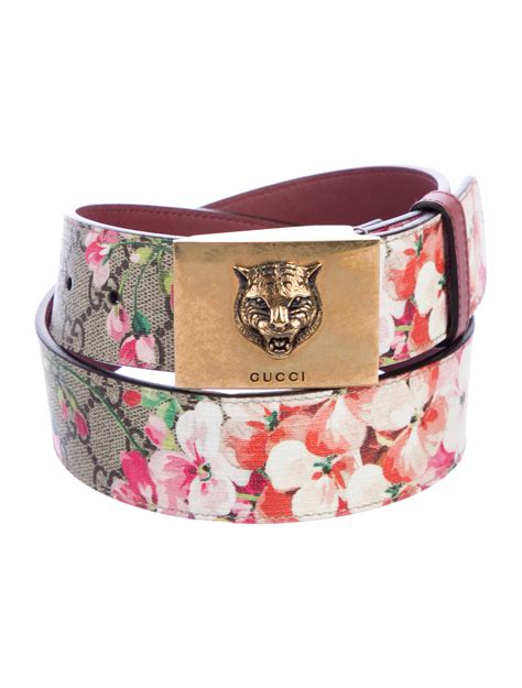 gucci gg floral belt|Gucci canvas belt.